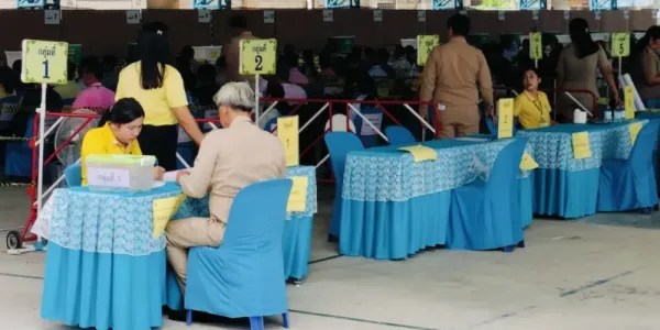 บรรยากาศช่วงเช้า เลือกตั้ง สว.ระดับจังหวัด 