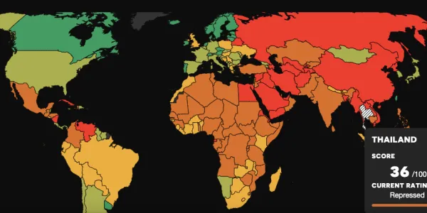 องค์กร CIVICUS Monitor เพิ่ม 'ประเทศไทย' ในบัญชีเฝ้าระวังด้านสิทธิมนุษยชน