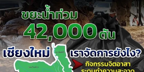 ผู้ว่าฯ เชียงใหม่เผยมาตรการ จัดการขยะ-ถุงทรายหลังน้ำท่วม