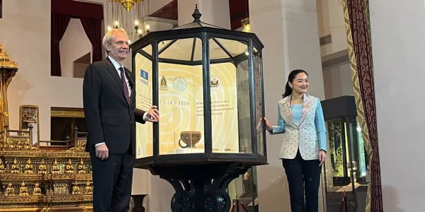 สหรัฐอเมริกาส่งโบราณวัตถุบ้านเชียง 4 ชิ้น คืนประเทศไทย