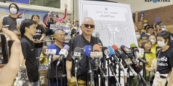 สนธิ-ปานเทพ ยื่น 6 ข้อเรียกร้องถึงนายกฯ ให้ยกเลิก MOU 44-JC 44