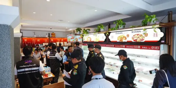 ก.พาณิชย์ ลงพื้นที่ตรวจเข้ม ธุรกิจต่างด้าวย่านห้วยขวาง จ่อเอาผิดกว่า 10 ราย