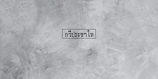 กวีประชาไท ไม่มีบางเรื่องในเมืองใหญ่