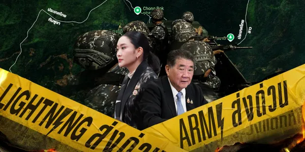 กองทัพ ‘ล้ำเส้น’ รัฐบาลพลเรือน?  ชิงความนิยมบนกระแส ‘รักชาติ’ ข้อกังวลการเมืองไทย จากปมชายแดน