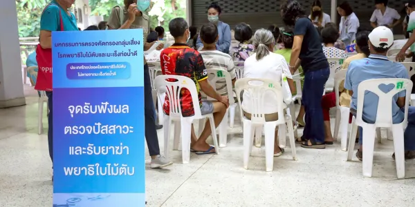 มหกรรมตรวจคัดกรองกลุ่มเสี่ยง ‘พยาธิใบไม้ตับ-มะเร็งท่อน้ำดี ลดป่วยตาย เพิ่มอัตรารอดชีวิต