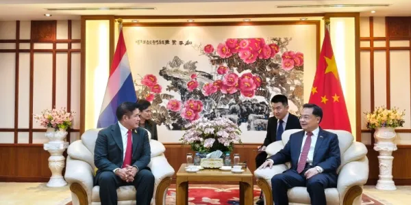 'ธรรมนัส' หารือทูตจีน หวังดึงนักท่องเที่ยวจีนกลับมาเที่ยวไทย 3 ล้านคน ใน 3 เดือน