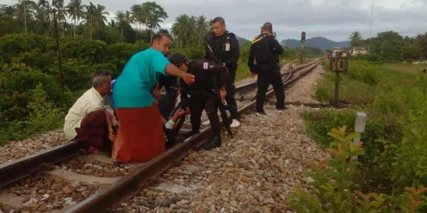 รถไฟสายใต้เดินรถปกติแล้ว หลังเกิดเหตุระเบิดบริเวณสถานีมะรือโบ จ.นราธิวาส