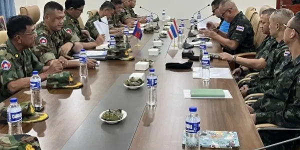 'ทภ.2 ไทย - ทหารภูมิภาค 4 กัมพูชา' ประชุมกองบัญชาการภูมิภาคกัมพูชา-ไทย (RBC) ครั้งที่ 2
