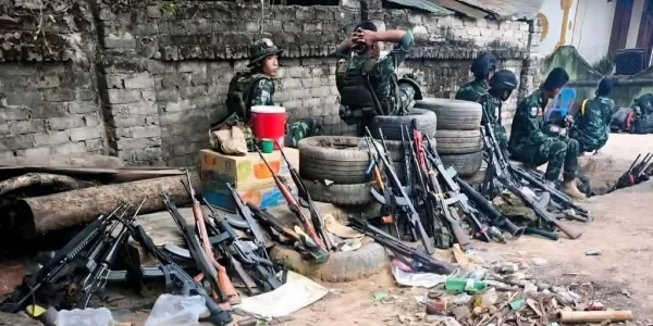 KNU ทลายฐานสแกมเมอร์ ‘มินเลตปัน’ ยึดอาวุธกะเหรี่ยง DKBA ร้องขอไทย–นานาชาติช่วยปราบ