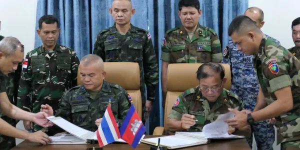 'ไทย-กัมพูชา' ลงนาม RBC ถอนอาวุธ เริ่มวันที่ 1-21 พ.ย.นี้