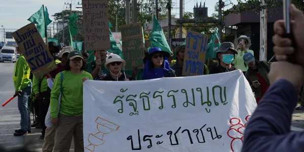 เริ่มแล้ว วันแรกกับภารกิจของประชาชนเพื่อ 'เขียนรัฐธรรมนูญใหม่' 5 วัน 55 กิโลเมตร