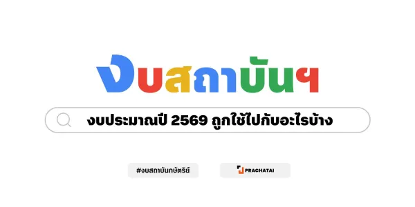งบสถาบันฯ ปี 2569 โครงการสาธารณะประโยชน์เทิดพระเกียรติเพิ่ม 4 พันล้าน