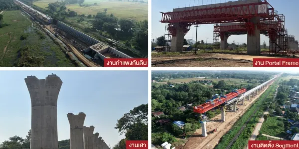 เครนสร้างรถไฟความเร็วสูงร่วมทุนไทย-จีนหล่นทับราง รถไฟชนเสียชีวิต 22 ราย