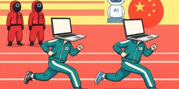 "รู้สึกเหมือนอยู่ใน Squid Game" คนทำงานจีนต้องดิ้นรนตามให้ทัน AI
