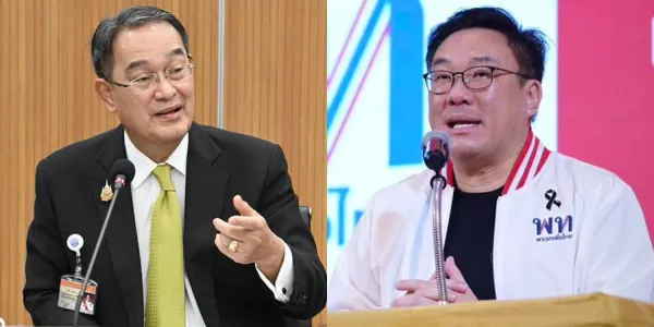 ‘นิกร’ แจงหลังที่ประชุม ภท. มีมติถอนชื่อออกจากร่างแก้ รธน.ของพรรคเพื่อไทย มองสุ่มเสี่ยงขัดแย้งคำวินิจฉัยของศาลฯ ห้ามประชาชนเลือกผู้ร่างโดยตรง ชี้เป็นแกนนำรัฐบาล หากถูกร้องจะกระทบเสถียรภาพ‘จุลพันธ์’ ถอยยื่นร่างแก้ รธน. และจะกลับไปหารือกับ ภท. และภายใน ‘เพื่อไทย’ ว่าจะเอายังไงต่อ มองไม่กระทบความสัมพันธ์ เพราะมีการชี้แจงล่วงหน้า มีข้อห่วงใยอย่างไร 